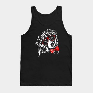 Funny Cute Australian Shepherd Aussie dog Tank Top